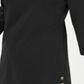 Karen Scott Blusa de algodão feminina com botões laterais e manga 3/4, preta, tamanho pequeno
