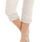 Calça Capri Curvy Creme Feminina Style &amp; Co Tamanho 10