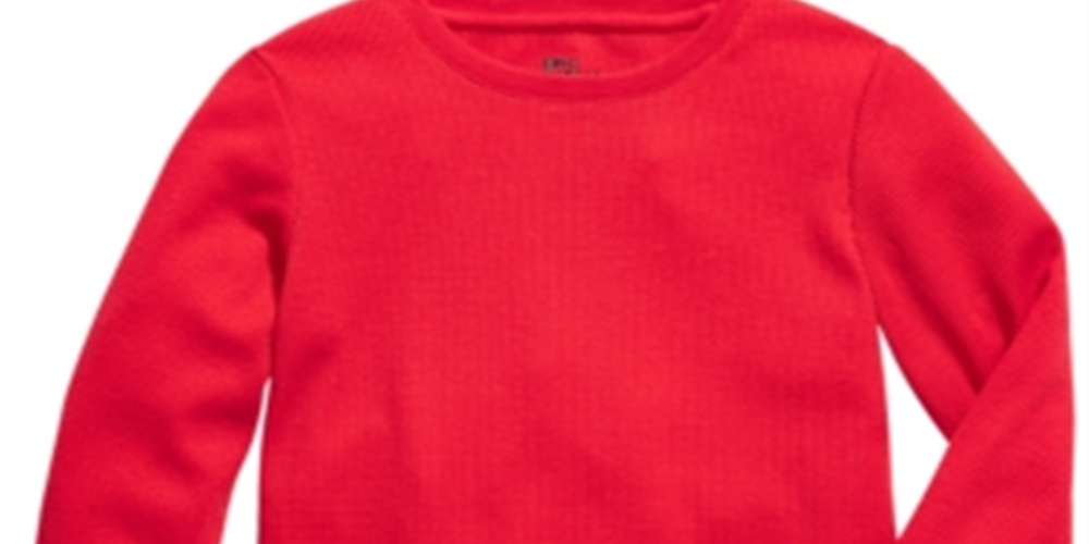 Calça térmica masculina Epic Threads para bebês, lisa, vermelha, tamanho 2