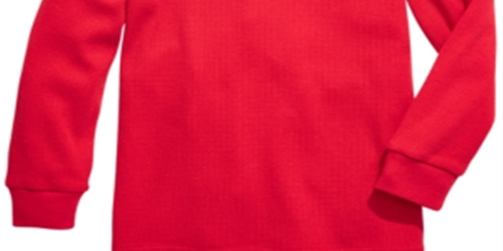 Calça térmica masculina Epic Threads para bebês, lisa, vermelha, tamanho 2