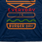 Camiseta Jem Toddler Boy's Everyday Is Burger Day Azul Tamanho 3