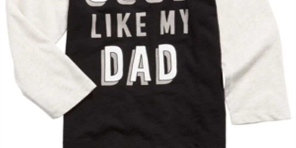 Camiseta de algodão com estampa bacana First Impressions Baby Boy, preta, tamanho 12 meses