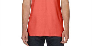 Camisa polo masculina Gildan de manga curta com piquê duplo laranja, tamanho G