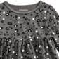 Túnica estampada de leopardo para bebê First Impressions, cinza, tamanho 18 meses