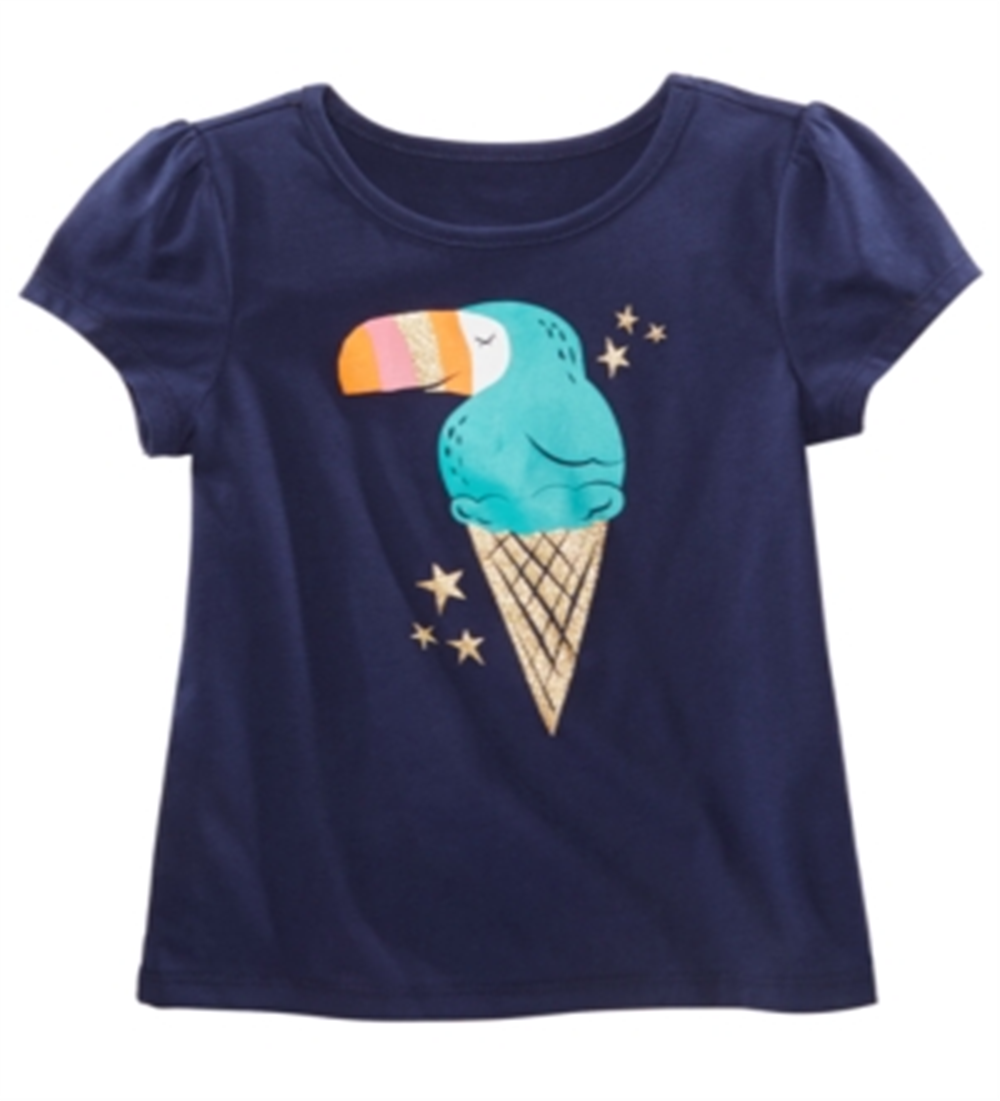 Camiseta estampada para meninas Epic Threads, azul, tamanho 6X