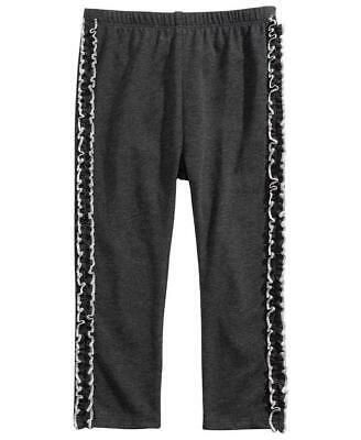 Leggings com babados para meninas First Impressions, cinza, tamanho 3-6 meses