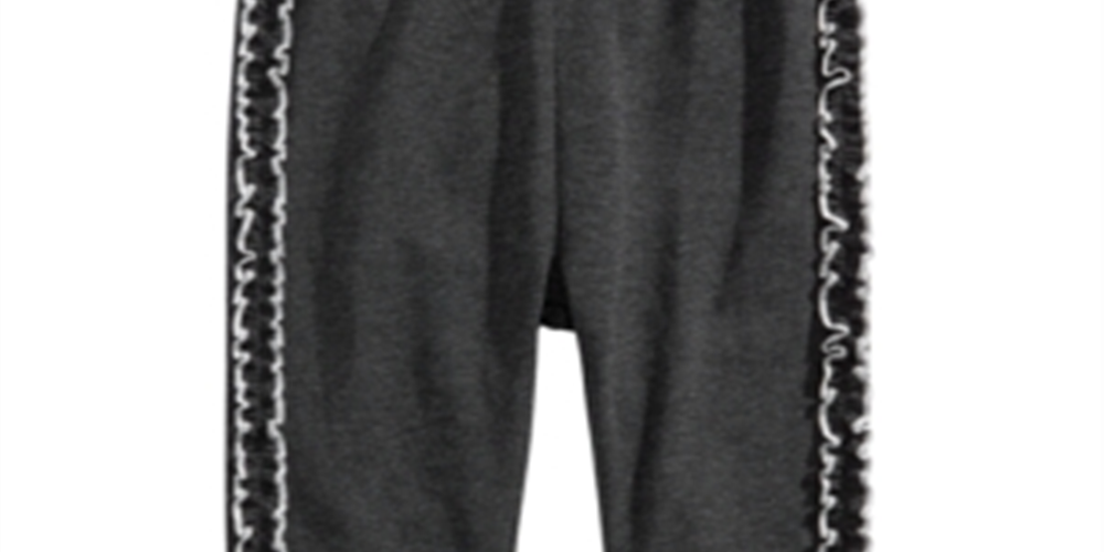 Leggings com babados para meninas First Impressions, cinza, tamanho 3-6 meses