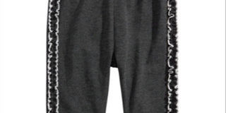 Leggings com babados para meninas First Impressions, cinza, tamanho 3-6 meses