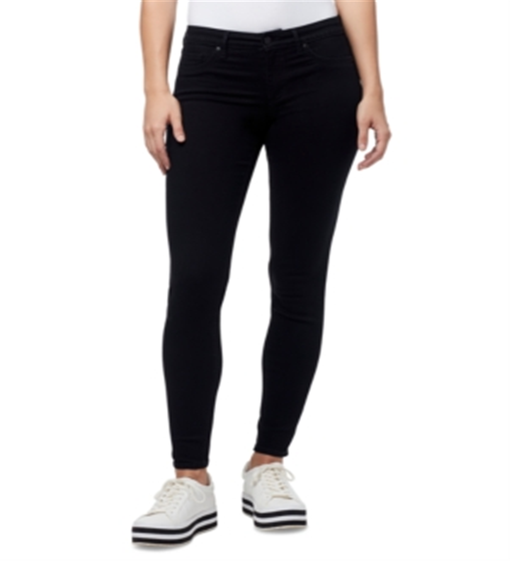 Calças jegging femininas William Rast de cintura média, pretas, tamanho 25