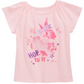 Camiseta infantil Epic Threads Hop to It para meninas, rosa, tamanho 2T