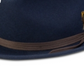 Boné Fedora Stetson Layden Felt Masculino Azul Tamanho G