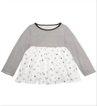 First Impressions Toddler Girl's Cotton Woodland Animals Tunic White Size 3T