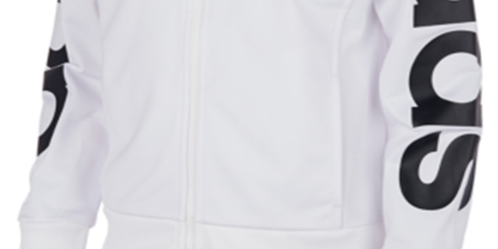 Jaqueta Bomber Adidas Big Girl's Adi Branca Tamanho X-Grande