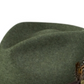 Boné Fedora Stetson Layden Felt Masculino Verde Tamanho Regular