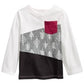 Camiseta infantil First Impressions Colorblocked para meninos, tamanho 3T, branca, variada