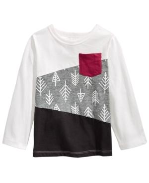 First Impressions Toddler Boy's Colorblocked T-Shirt Various White Size 3T