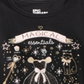 Camiseta estampada infantil Epic Threads Magical Essentials para meninas, preta, tamanho 6