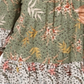 Blusa feminina plus size estampada ombro a ombro verde tamanho 0X da Style &amp; Co