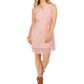 Vestido de algodão texturizado feminino Style &amp; Co, rosa, tamanho pequeno