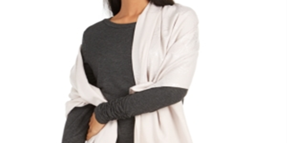 INC International Concepts Linha Feminina Trabalho Foil Flor Wrap Tan Tamanho Único