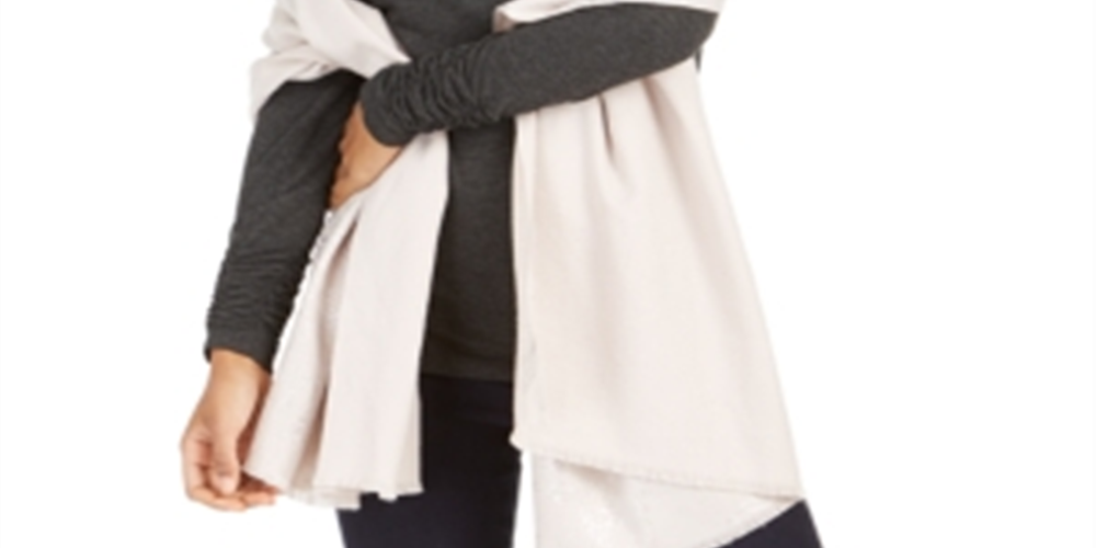 INC International Concepts Linha Feminina Trabalho Foil Flor Wrap Tan Tamanho Único