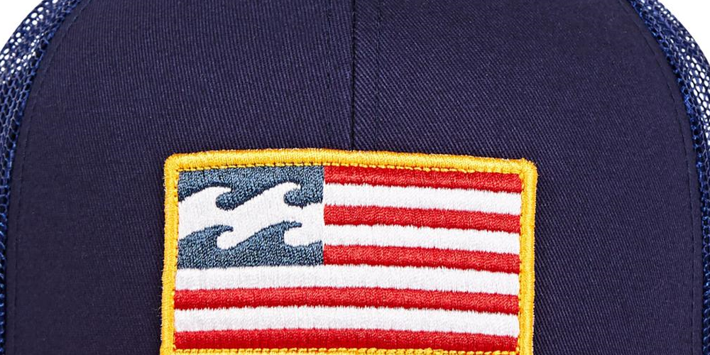 Boné Billabong Snapback Sports Merica Masculino Azul Tamanho Regular