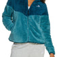 Jaqueta Nike Feminina Teal Solid com Zíper Verde Tamanho Grande