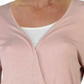 Blusa feminina de manga comprida com decote em V da INC International Concepts, rosa, tamanho médio