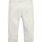 Legging texturizada para bebê menina First Impressions, branca, tamanho 24 meses