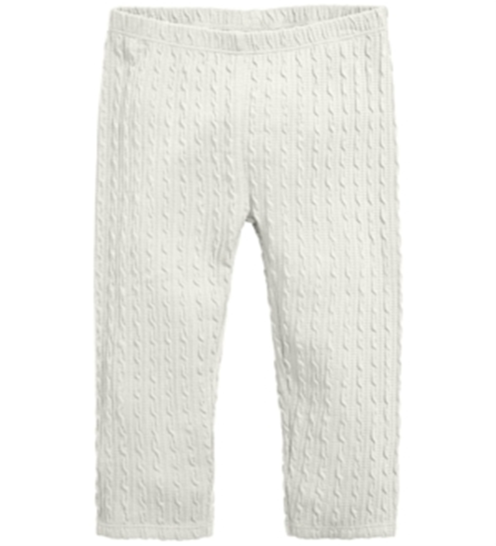 Legging texturizada para bebê menina First Impressions, branca, tamanho 24 meses