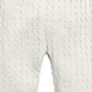 Legging texturizada para bebê menina First Impressions, branca, tamanho 24 meses