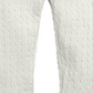 Legging texturizada para bebê menina First Impressions, branca, tamanho 24 meses