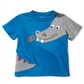 Camiseta de algodão com estampa de dragão para meninos First Impressions, azul, tamanho 6-9 meses