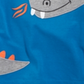 Camiseta de algodão com estampa de dragão para meninos First Impressions, azul, tamanho 6-9 meses