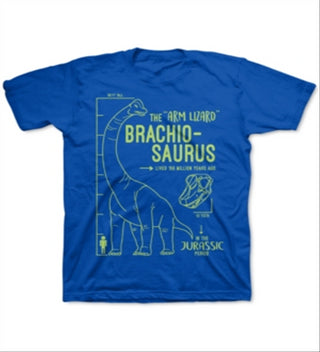 Camiseta infantil Jem Toddler Boy's the Arm Lizard Azul Tamanho 4
