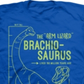 Camiseta infantil Jem Toddler Boy's the Arm Lizard Azul Tamanho 4