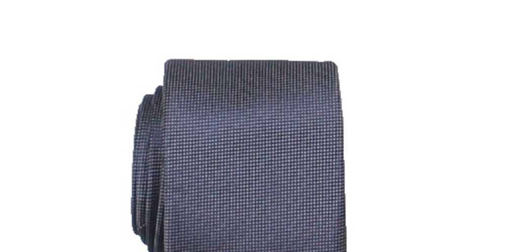 Gravata profissional masculina Nautica John Mini Business azul tamanho regular