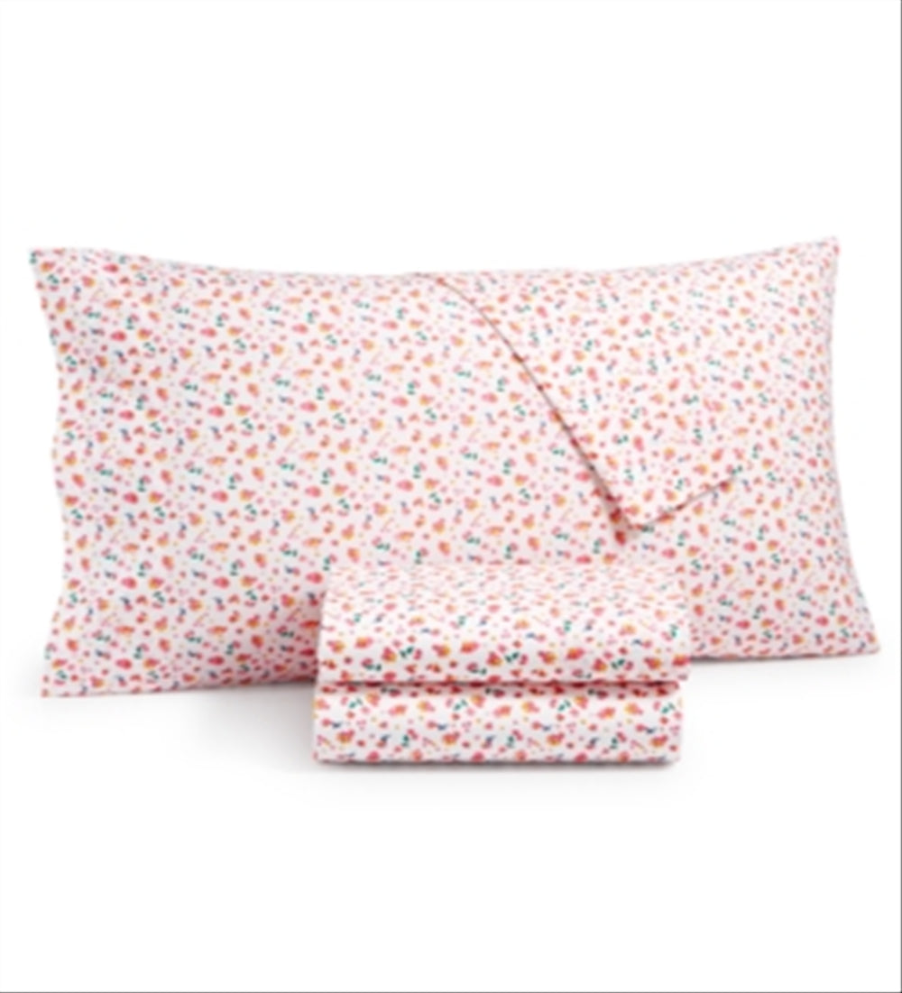 Liquidação! Conjunto de lençóis queen size Martha Stewart Essentials, 200 fios, 4 peças, creme, tamanho 16S