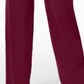 Calça feminina Alfani de malha com perna larga, cor Merlot, tamanho pequeno G