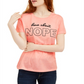 Camiseta Love Tribe Junior Nope Graphic Laranja Tamanho Médio