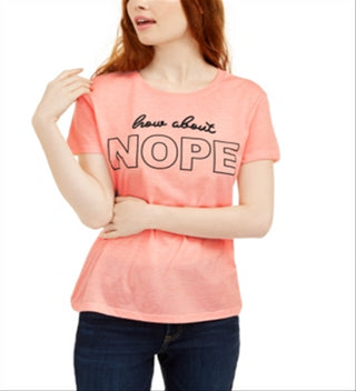 Camiseta Love Tribe Junior Nope Graphic Laranja Tamanho Médio