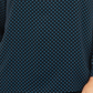 Blusa feminina Anne Klein com estampa de bolinhas, preta, tamanho 1X