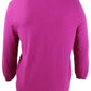 Blusa feminina Maison Jules com decote em joia e manga 3/4, roxa, tamanho XX-G