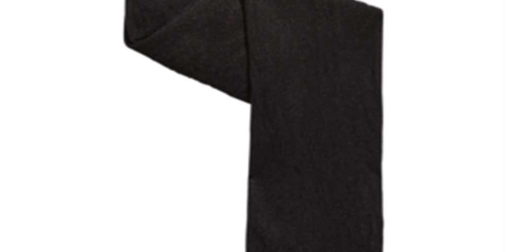 Meia-calça lisa para bebê menina First Impressions, preta, tamanho 0-6 meses