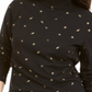 Karen Scott Feminino Outono Vento Gola Alta Preto Profundo Tamanho XS