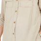 Camisa utilitária feminina Charter Club marrom tamanho XX-G