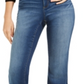 Calça jeans feminina Curvy Fit Finity Bootcut da INC International Concepts, azul, tamanho 2