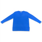 Suéter feminino com decote em V e bainha de faixa, azul, tamanho médio, da Style &amp; Co