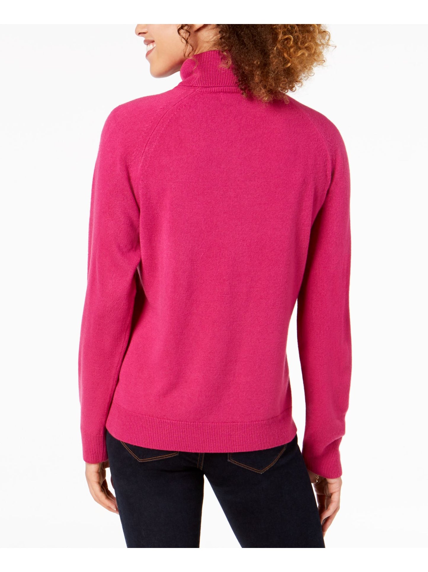 Karen Scott Suéter Feminino Luxsoft Gola Alta Rosa Tamanho Pequeno Pequeno