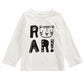 Camiseta infantil estampada Roar para meninos First Impressions, branca, tamanho 3-6 meses
